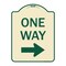 Signmission One Way Right Arrow Heavy-Gauge Aluminum Architectural Sign, 24" x 18", TG-1824-23521 A-DES-TG-1824-23521 - alternate 1